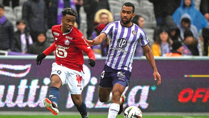 Angel Gomes, die 20-Millionen-Euro-Aktie des englischen U21-Teams, ist mit Lille in Frankreich ...