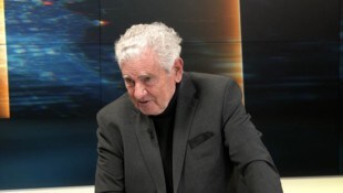 Andreas Mölzer im aktuellen „TV-Duell“ auf krone.tv. (Bild: krone.tv)