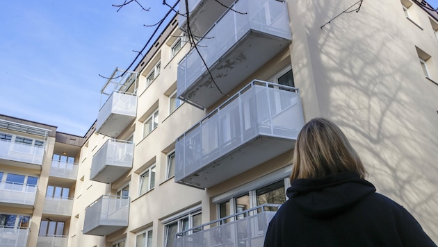 Rust and mold: some Salzburg residents in subsidized housing may feel like second-class customers. (Bild: Tschepp Markus)