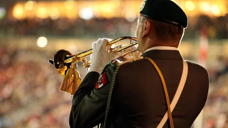 Fanfaren und Hymnen spielen, Feiern gestalten. (Bild: Arno Pusca Bundesheer)