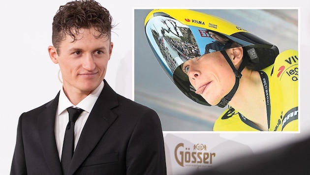 The internet laughs at Jonas Vingegaard as "Lord Helmet". Felix Gall doesn't think it's so bad. (Bild: GEPA pictures)