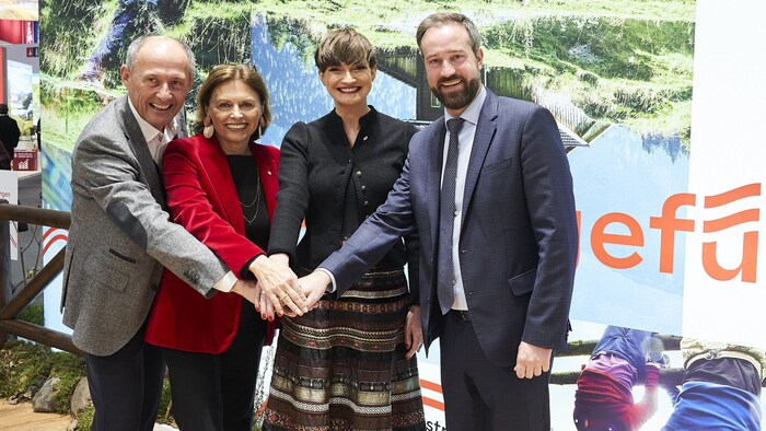 Managing Director of SalzburgerLand Tourismus Gesellschaft, Leo Bauernberger, State Secretary ...