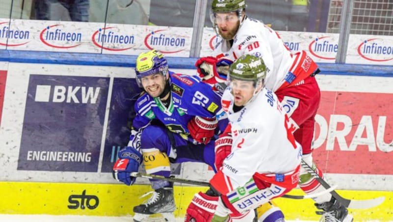 Der VSV und Tyler Steenbergen unterlagen Bozen erneut. (Bild: VSV/Rene Krammer)