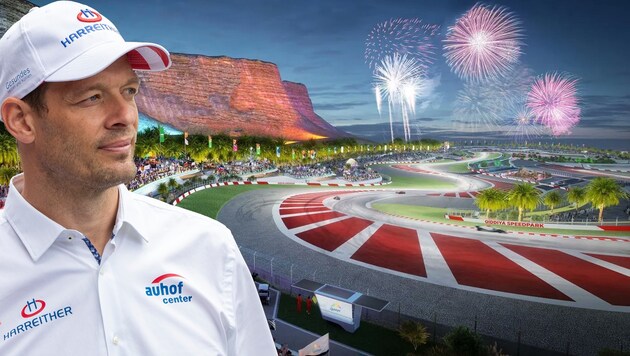 Alexander Wurz has his fingers in the pie when it comes to the spectacular race track in Saudi Arabia. (Bild: twitter.com/Spa_Eng, GEPA)