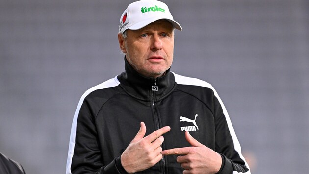 Thomas Silberberger is stepping down as WSG coach in the summer. (Bild: GEPA pictures)