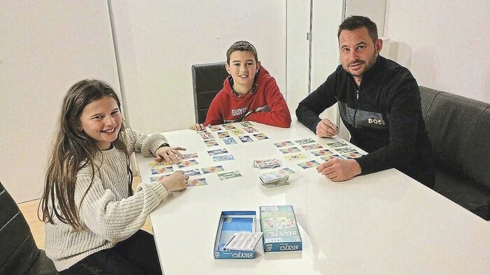 The Carinthian recharges his batteries with his family.