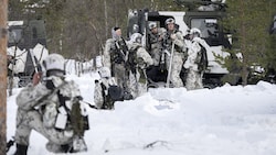 Schweden hat bereits an einer NATO-Übung teilgenommen. (Bild: AFP)