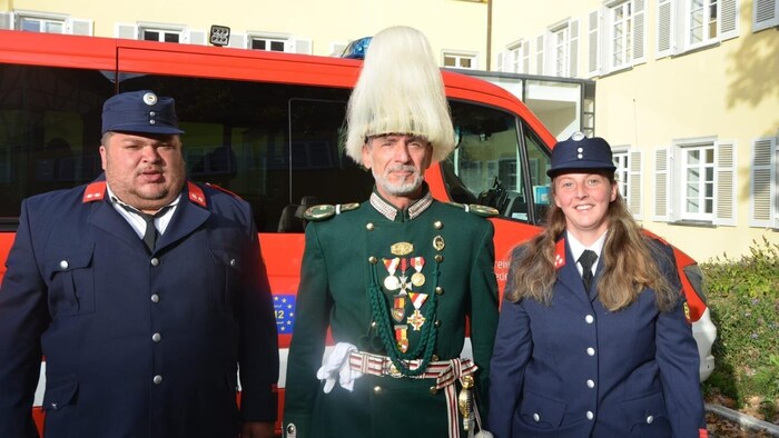 Christoph und Sabrina waren gemeinsam bei der Freiwilligen Feuerwehr Himmelberg.