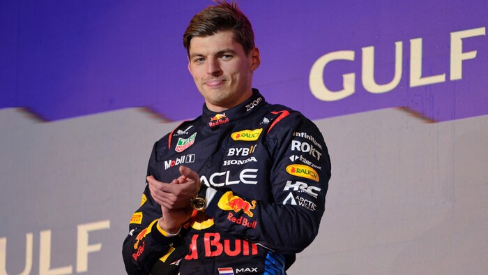 Gewohntes Bild: Verstappen ganz obe auf dem Stockerl