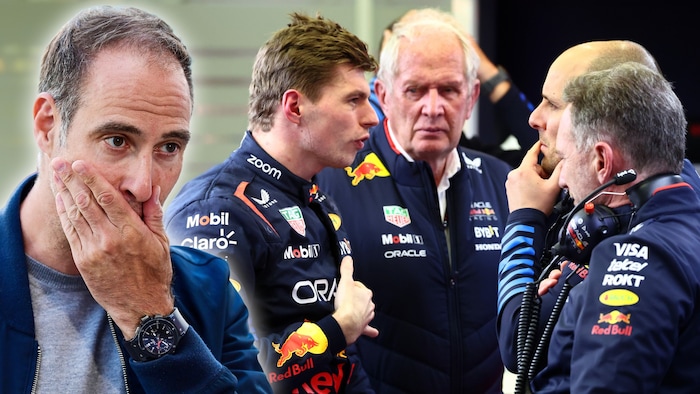 Bei Red Bull Racing kriselt es gewaltig. Oliver Mintzlaff (l.) bittet zum Krisengipfel.