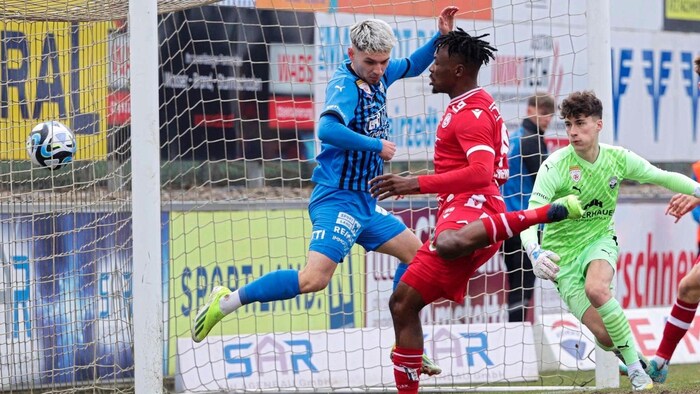 In Amstetten sorgte er nach drei Minuten für das 1:0.