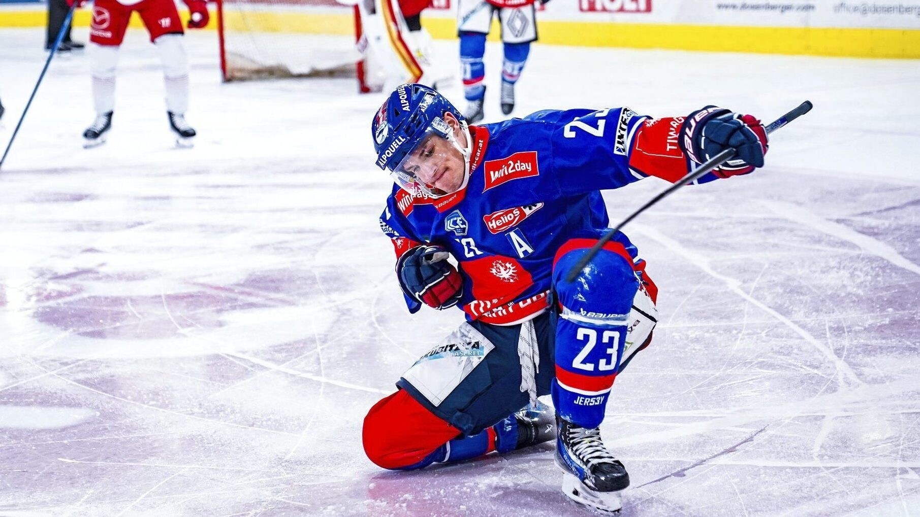 Kevin Roy: Der 30-jährige Kanadier erzielte 25 Tore und 33 Assists für die Innsbrucker Haie. (Bild: HCI)