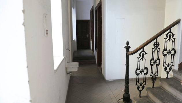 Einer der vielen Orte: ein Stiegenhaus in Wien-Favoriten