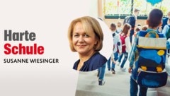 Susanne Wiesinger ist Lehrerin an einer Brennpunktschule in Wien-Favoriten und Buchautorin. (Bild: stock.adobe.com, Krone KREATIV)