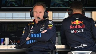 Muss auch Christian Horner (links) erneut befragt werden? (Bild: APA/AFP/ANDREJ ISAKOVIC)