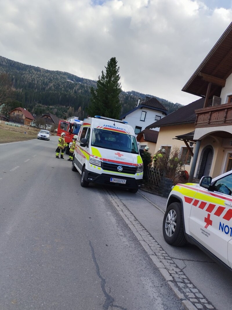 Auch die Rettung war am Einsatz beteiligt. (Bild: FF-St. Margarethen)