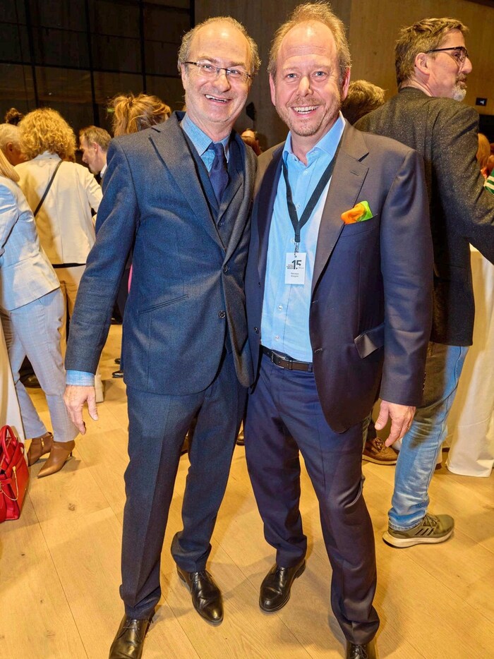Die Produzenten Georg Hoanzl und Nikolaus Klingohr gratulierten.
