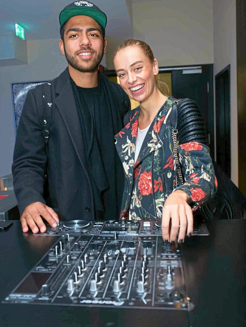 Star-DJ beim VIP-Event: Noah Becker bei Klein. (Bild: Alexander TUMA)