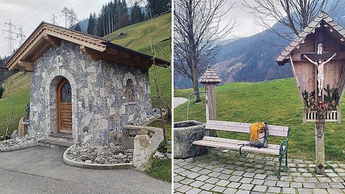 Kapellen und Wegkreuze säumen die Rundtour im Zillertal.