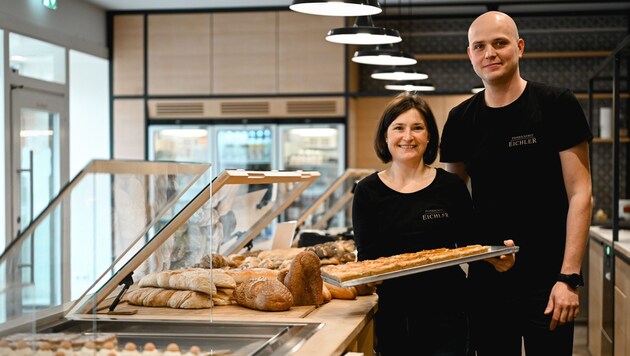 Ab April bleiben in der von Agnes und Bernhard Eichler geführten Bäckerei am Samstag Ofen und Licht aus. (Bild: Markus Wenzel)