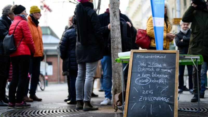 Ein großes Augenmerk wurde auf die Wichtigkeit der Zivilcourage gelegt. (Bild: APA/MAX SLOVENCIK)