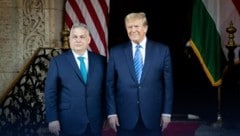 Dieses Bild von sich und Donald Trump postete Viktor Orban auf seinem Facebook-Account. (Bild: facebook.com/orbanviktor)