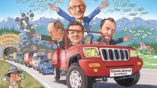 Das Transitforum warnt vor einer Verschlechterung entlang der Fernpassstrecke wegen der Strategie des Landes Tirol. (Bild: Zettler Alfred)