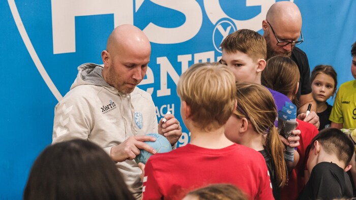 Die Autogramme von Weber und Pajovic waren gefragt