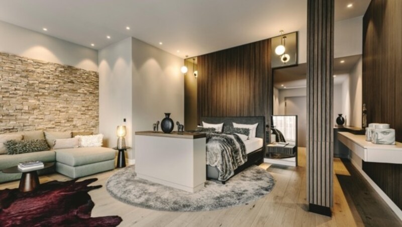 Die renovierten Suiten können sich sehen lassen. (Bild: Hotel Gran Tirolia Kitzbühel)