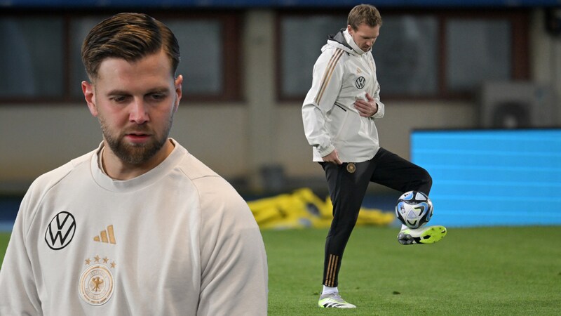 Niclas Füllkrug (l.) und Julian Nagelsmann (r.) (Bild: APA/AFP/Joe Klamar/dpa/Arne Dedert)