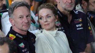 Christian Horner und Geri Halliwell (Bild: AP)