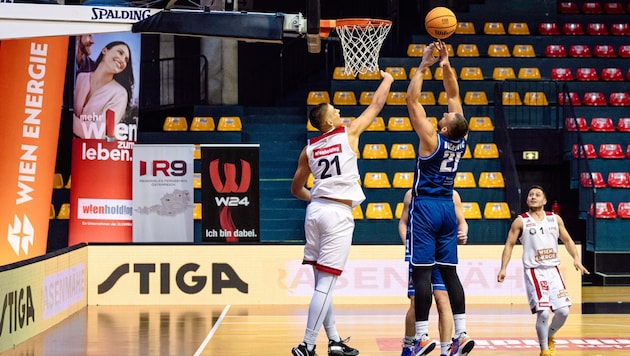Aaron Stazic (li.) machte Basketball-Weltmeister Deutschland auf sich aufmerksam.  (Bild: Mario Urbantschitsch)