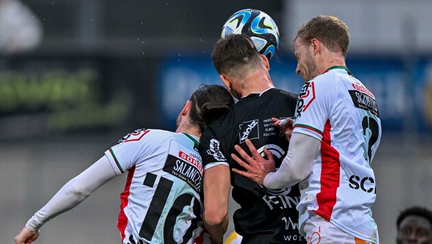 WAC against Altach was a hard-fought game (Bild: GEPA pictures)