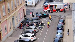 Ein „Krone“-Leserreporter hat den Unfallort in Wien fotografiert.  (Bild: „Krone“-Leserreporter)