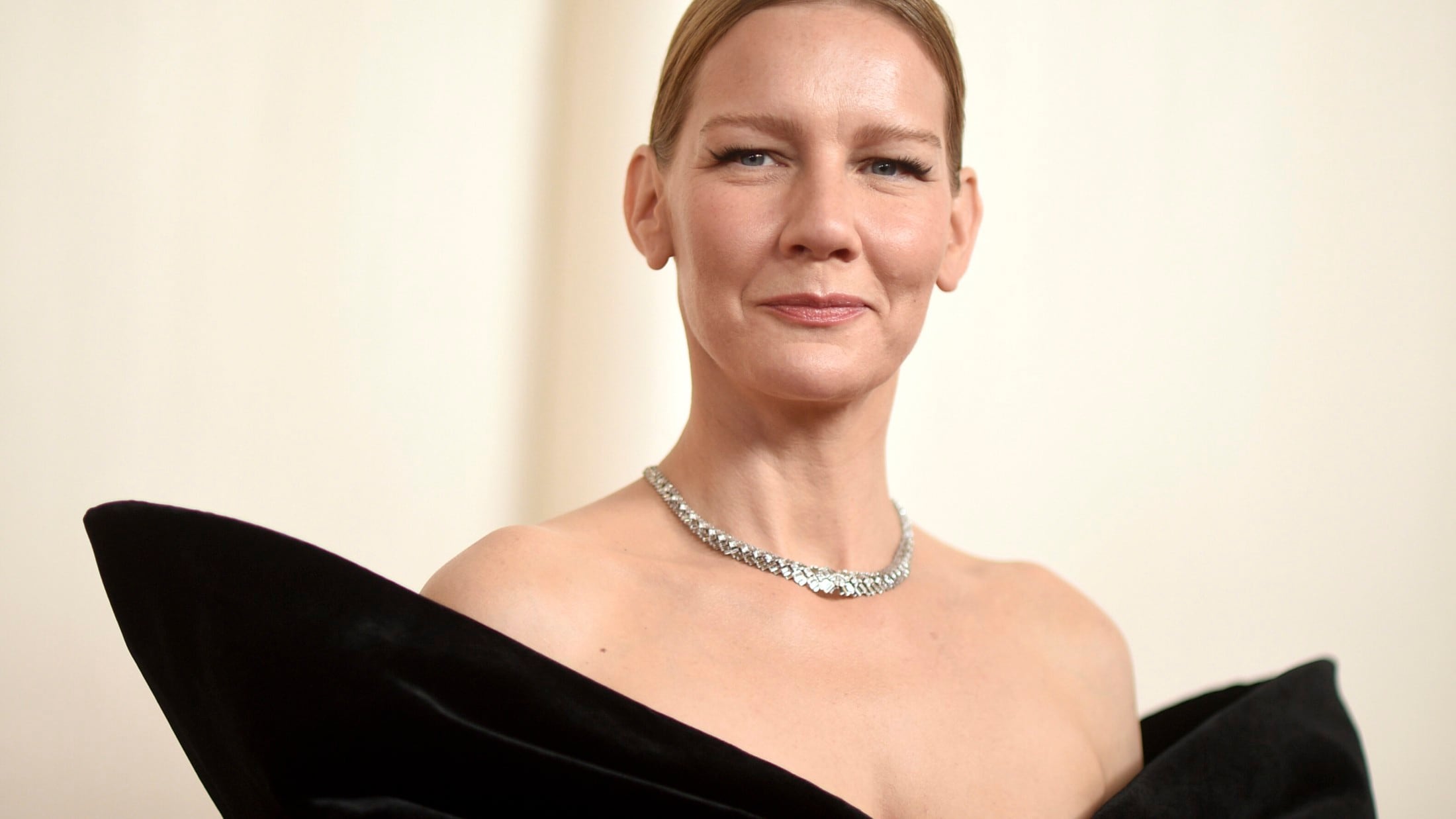 Sandra Hüller wurde bei den Oscars Opfer eines geschmacklosen Witzes von Kimmel. (Bild: APA/Richard Shotwell/Invision/AP)