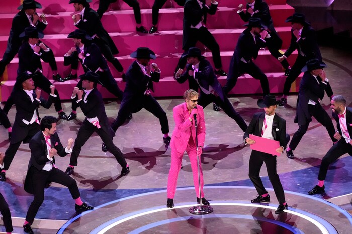 Ryan Gosling rockte als Ken die Oscar-Bühne.