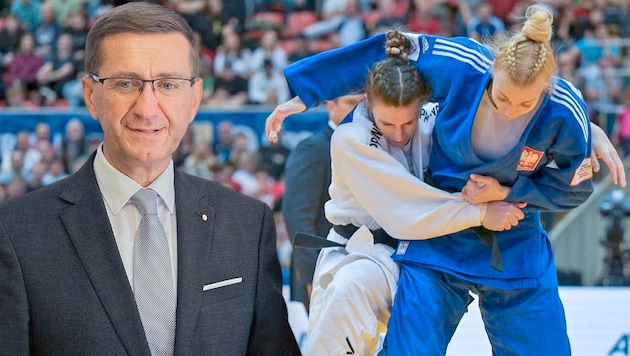 Auch Dank Markus Achleitner gibt es bereits den Judo Grand Prix, kommt nun auch die EM nach Linz? (Bild: Gepa Land OÖ/Leonie Gruber Krone KREATIV,)