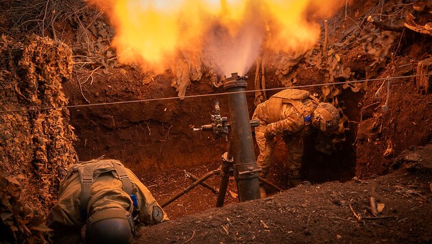 Ukrayna şimdiye kadar Rusya'daki askeri altyapıya karşı Batı silahlarını kullanmadı. (Bild: AP)