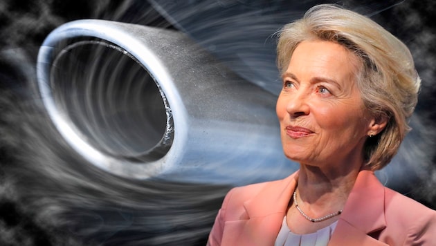 Les plans ambitieux d'Ursula von der Leyen pour le climat ne se concrétiseront pas, du moins en ce qui concerne la fin des véhicules à combustion. (Bild: APA/Picturedesk Krone KREATIV,)
