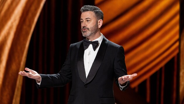 El presentador Jimmy Kimmel condujo la velada de los Oscar en el legendario Dolby Theatre de Los Ángeles. (Bild: Avalon.red / Action Press / picturedesk.com)