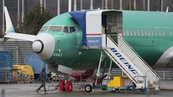 Eine Boeing 737-8 MAX im Werk in Washington (Bild: AFP)
