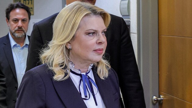 Sara Netanyahu has intervened in the efforts to secure the release of the hostages in the Gaza Strip. (Bild: AFP)