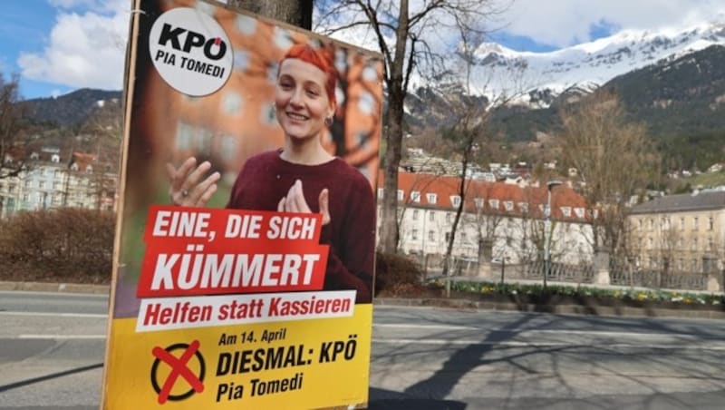 Pia Tomedi führt die KPÖ bei der Innsbruck-Wahl an. (Bild: Birbaumer Christof)