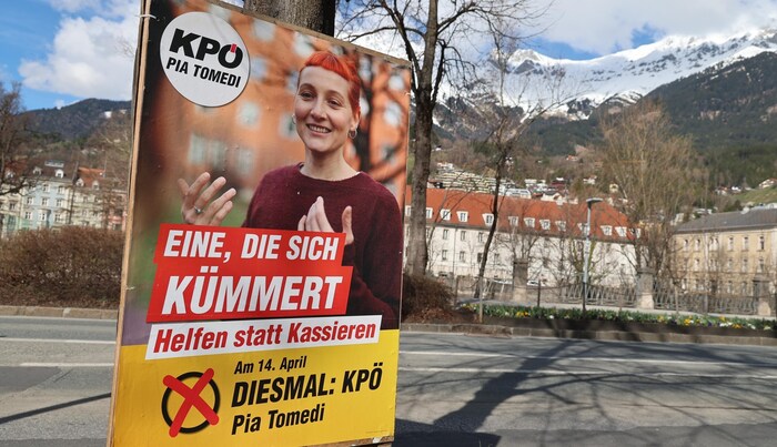Pia Tomedi leads the KPÖ in the Innsbruck election.