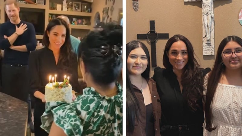 Harry and Meghan celebrated a birthday with the sister of a Uvalde victim. (Bild: KameraOne)