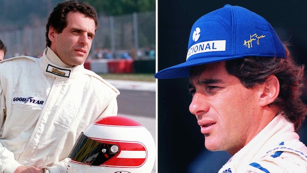 Roland Ratzenberger (l.) und Ayrton Senna (Bild: GEPA pictures)