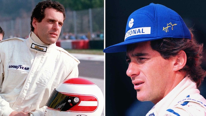 Roland Ratzenberger (l.) and Ayrton Senna