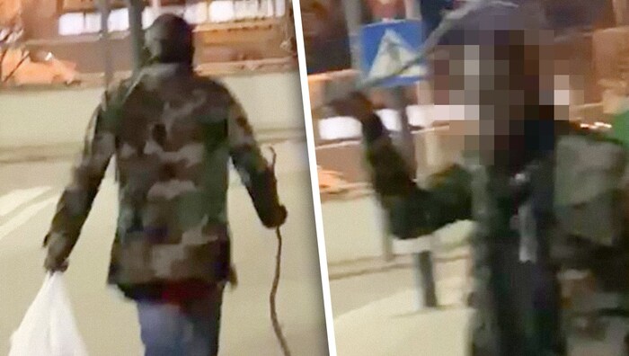 La victime a filmé son agresseur pendant son acte.