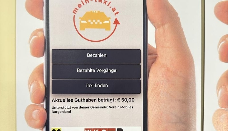 Mit der Jugendtaxi-App können Fahrten mit dem Handy abgewickelt, bezahlt und abgerechnet werden. (Bild: Schulter Christian)