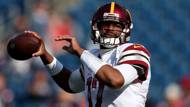 Zuletzt spielte Jacoby Brissett für die Washington Commanders. (Bild: APA/Getty Images via AFP/GETTY IMAGES/Adam Glanzman)